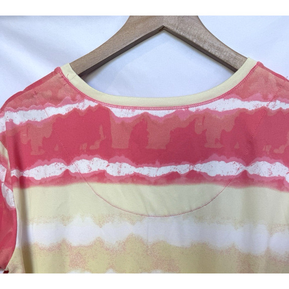 Betsey Johnson Womens Pajama Lounge Set Size M Tie Dye Lace Shirt Jogger Pants - Picture 6 of 10